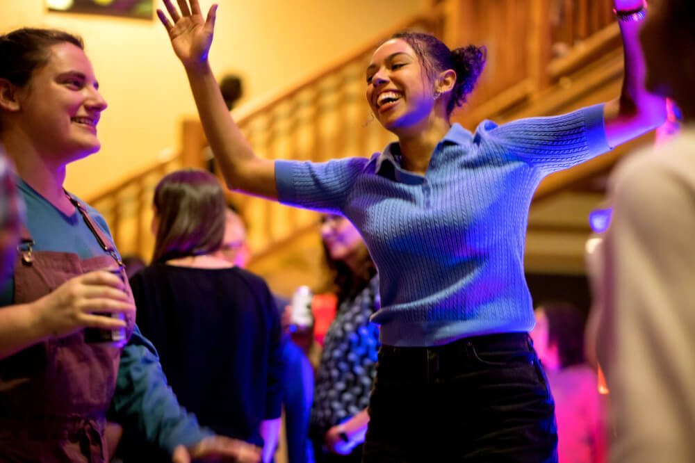 Careers Anthesis employees at an event