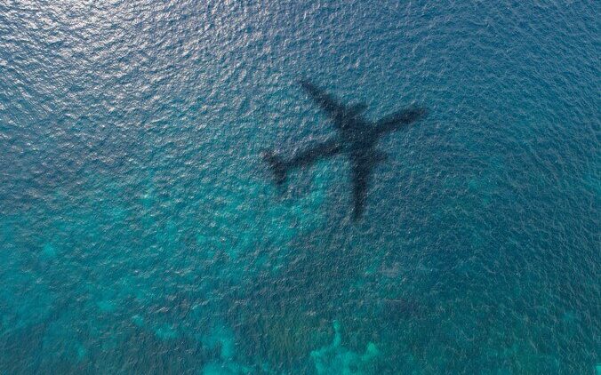 Careers plane over water