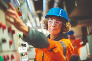 Solutions female engineer