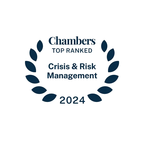 Awards & Recognition Chambers 2024 crisis and risk management
